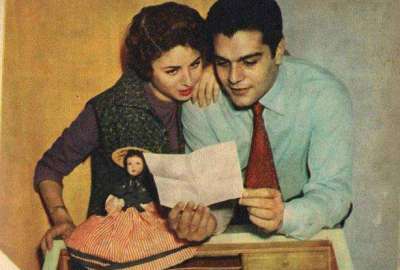فاتن حمامة وعمر الشريف