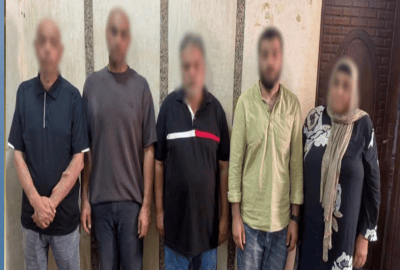 المتهمين بقضية إلقاء سيدة نفسها من الشرفة ببورسعيد