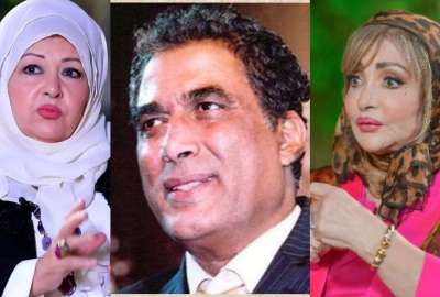 شهيرة وأحمد زكي وعفاف شعيب
