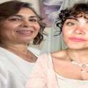 لبنى ونس وإبنتها