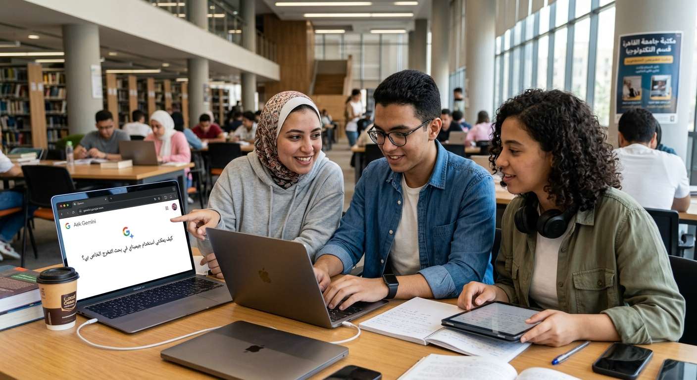 اشتراك جوجل جيميني لطلاب الجامعات 2026